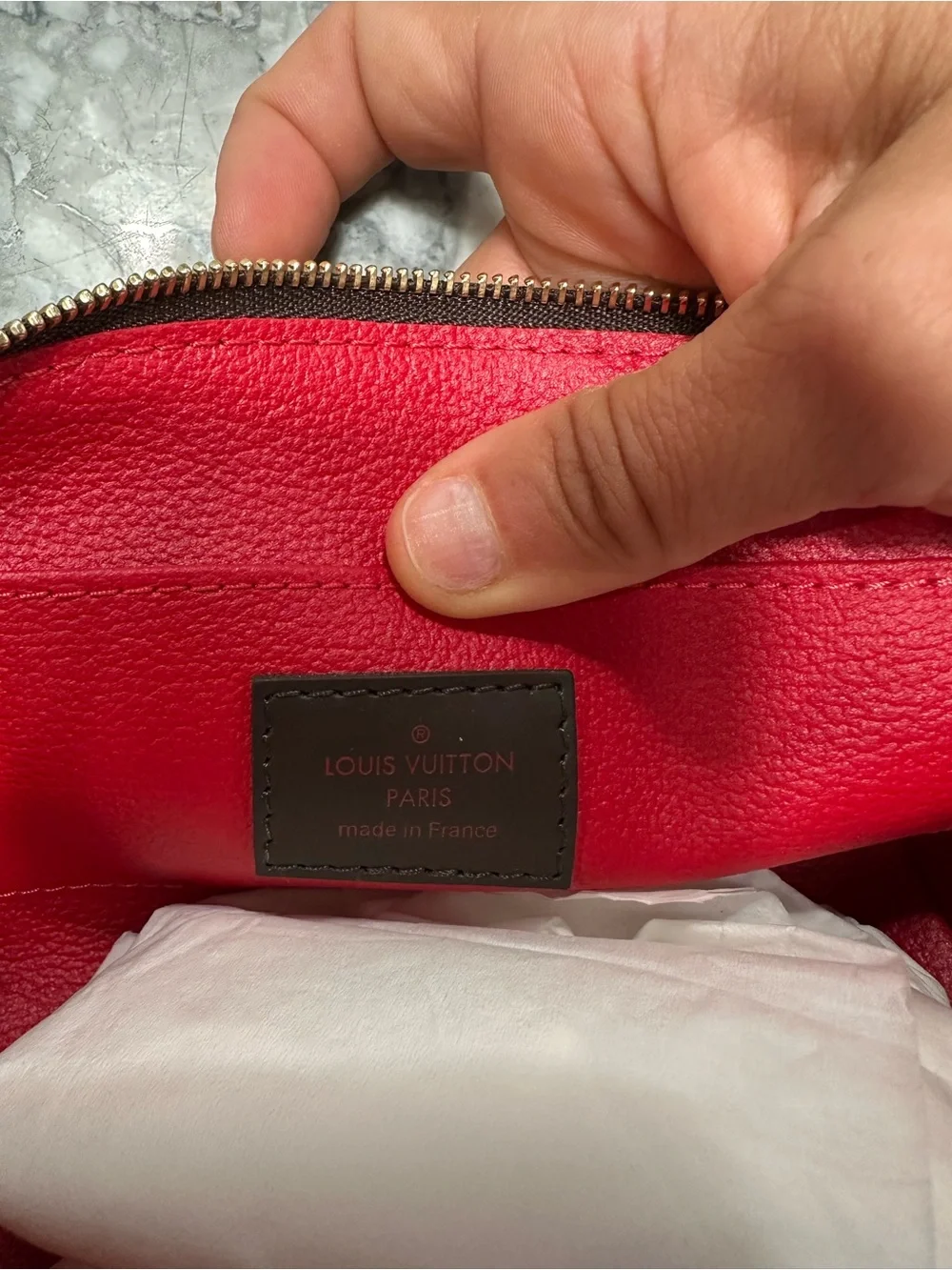 Louis Vuitton Damier Ebene Cosmetic Pouch PM